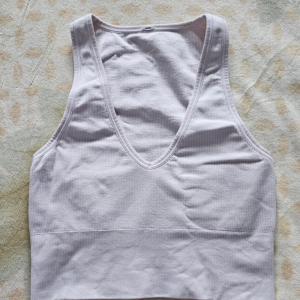 Athleta XS Aurora Ribbed Top